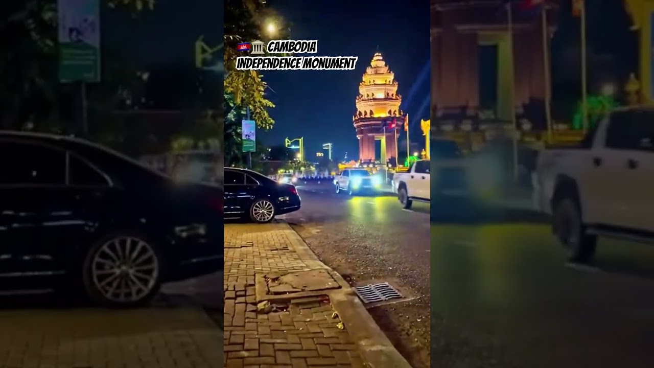 🇰🇭🏛️ Cambodia Independence Monument #visitcambodia #phnompenh #phnompenhtravel #asiatravel