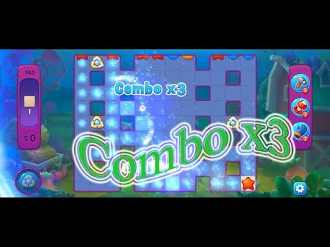 #fishdomgame #fishdom  Level 740 Super hard level to 741 with best Winning strategy #super #skills