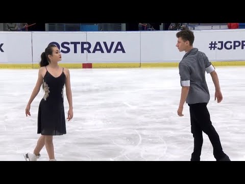 Elizaveta Khudaiberdieva / Nikita Nazarov | Free Program | Ostrava 2018 | Junior Grand Prix |