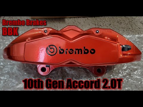 10th Gen Accord 2.0T Replacing Rotors with Brembo Brakes