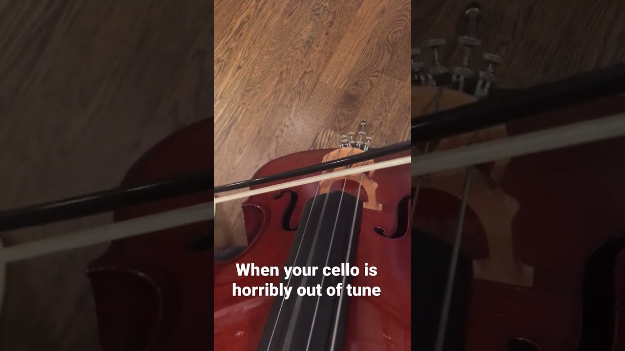 Only cello players would understand this. Your C string out of tune be like.