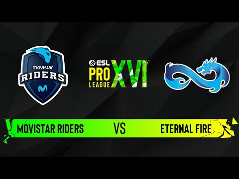 Movistar Riders vs. Eternal Fire - Map 2 [Overpass] - ESL Pro League Season 16 - Group D