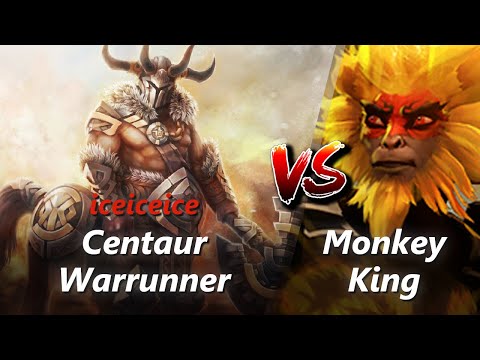 How to Centaur Warrunner offlane vs Monkey King/Grimstroke (feat. iceiceice) | First 10 minutes