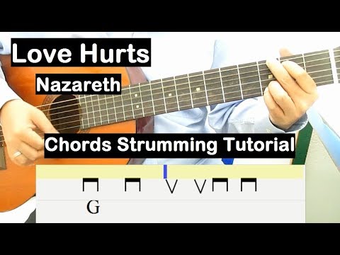 Nazareth Love Hurts Guitar Lesson Chords Strumming Tutorial Guitar Lessons for Beginners