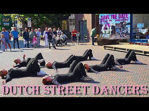 Dutch street dancers. Alphen a/d Rijn. Cultural Season & Street Performers (3-24)