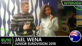 AUSTRALIA: Jael Wena - Champion (INTERVIEW) | Junior Eurovision 2018