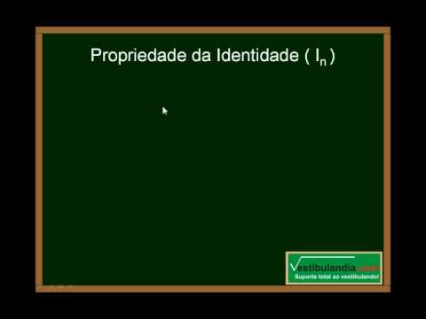 Matemática -Matrizes - Conceitos Iniciais (Quarta Parte)
