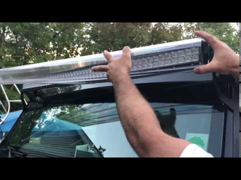 How To Install The Aerolidz Light Bar Silencer Cover - Easy Install Light Bar Silencer