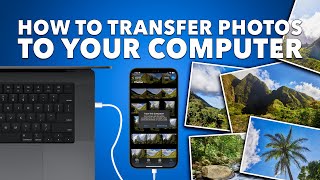 How to TRANSFER PHOTOS from an iPhone or iPad to a Mac or Windows Computer