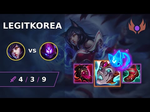 [ LegitKorea ] Ahri MID vs Malzahar | NA MASTER | LOL Season 2024
