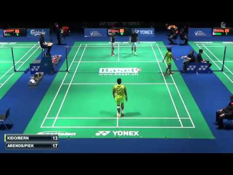 R32 2015 Swiss Open Badminton M Kido Pia Zebadiah vs Jacco Arends Selena Piek