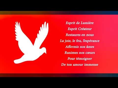 Esprit de Lumière, Esprit Créateur ( Chant de l'Emmanuel ) Sylioxx Lyrics