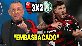 Olha oque GALVÃO BUENO falou da vitoria do FLAMENGO DE 3X2 PALMEIRAS 