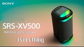 Video thumbnail for Everything you need to know about Sony SRS-XV500 Wireless Party Speaker | Review by Thetechreview