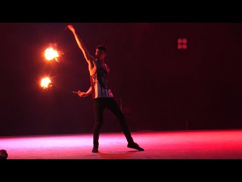 Дмитрий Холмский и Елена Булгакова (Киев) на Fire Life Fest 2017 в Ужгороде