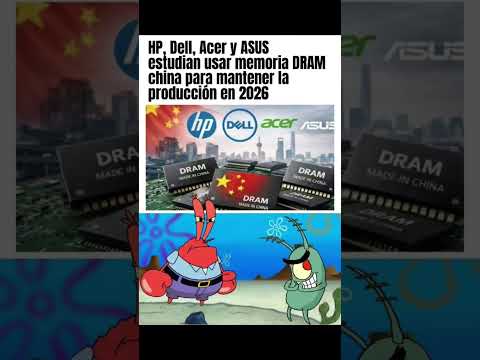 HP, Dell, Acer y ASUS estudian usar memoria DRAM china para mantener la producción en 2026