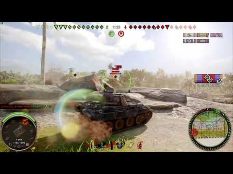 World of Tanks Console, a recommended premium, Revenant Kraft's Panther gameplay