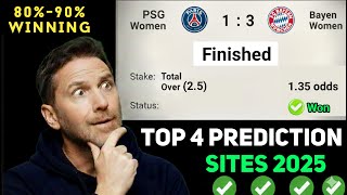 🎯Top 4 🔥🔥🔥 Prediction Websites: ✅Boost your winning #football predictions today 