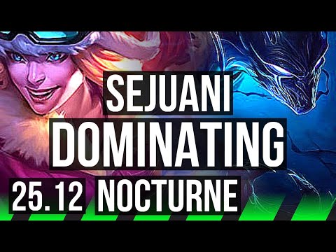 SEJUANI vs NOCTURNE (JGL) | 28k DMG, Dominating | KR Master | 25.12