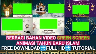 Download lagu Video Green Screen Template Animasi Ucapan Selamat Tahun Baru Islam Or Happy Islamic new Year Part 1 mp3