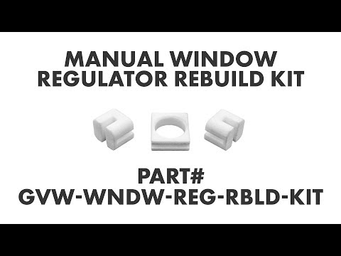 Manual Window Regulator Rebuild Kit
