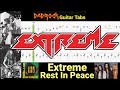 Rest In Peace Extreme Guitar Bass TABS Lesson