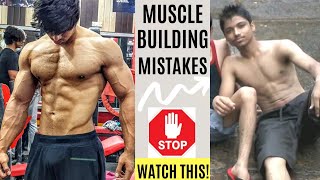 5 Muscle Gaining Mistakes (NO or SLOW MUSCLE GROWT