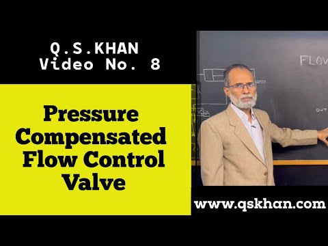Q.S. Khan Video No. 8, Pressure Compensated Flow Control Valve
