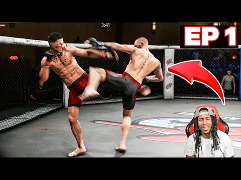 Playing UFC 3 Career Mode For The 1st Time EVER... Conor McGregor Story! (EP.1)