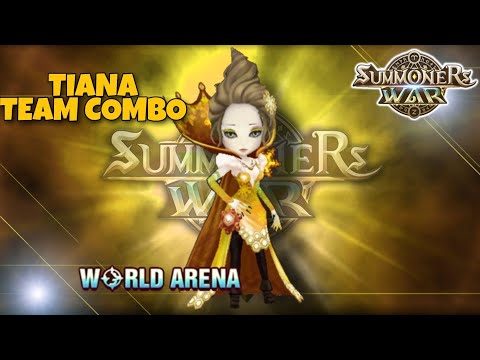 Tiana Team Combo in World Arena Ep. 3 - Summoners War