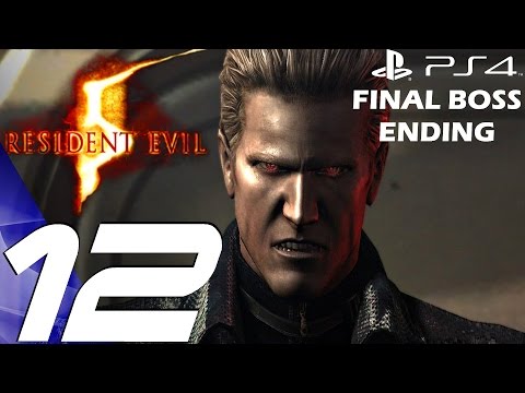 Resident Evil 5 (PS4) - Gameplay Walkthrough Part 12 - Final Boss & Ending [1080P 60FPS]