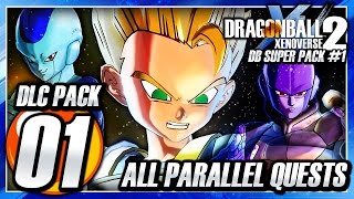 Dragon Ball Xenoverse 2 (PS4): DLC Pack 1 - All Parallel Quests - Warriors of Universes 6 & 7!
