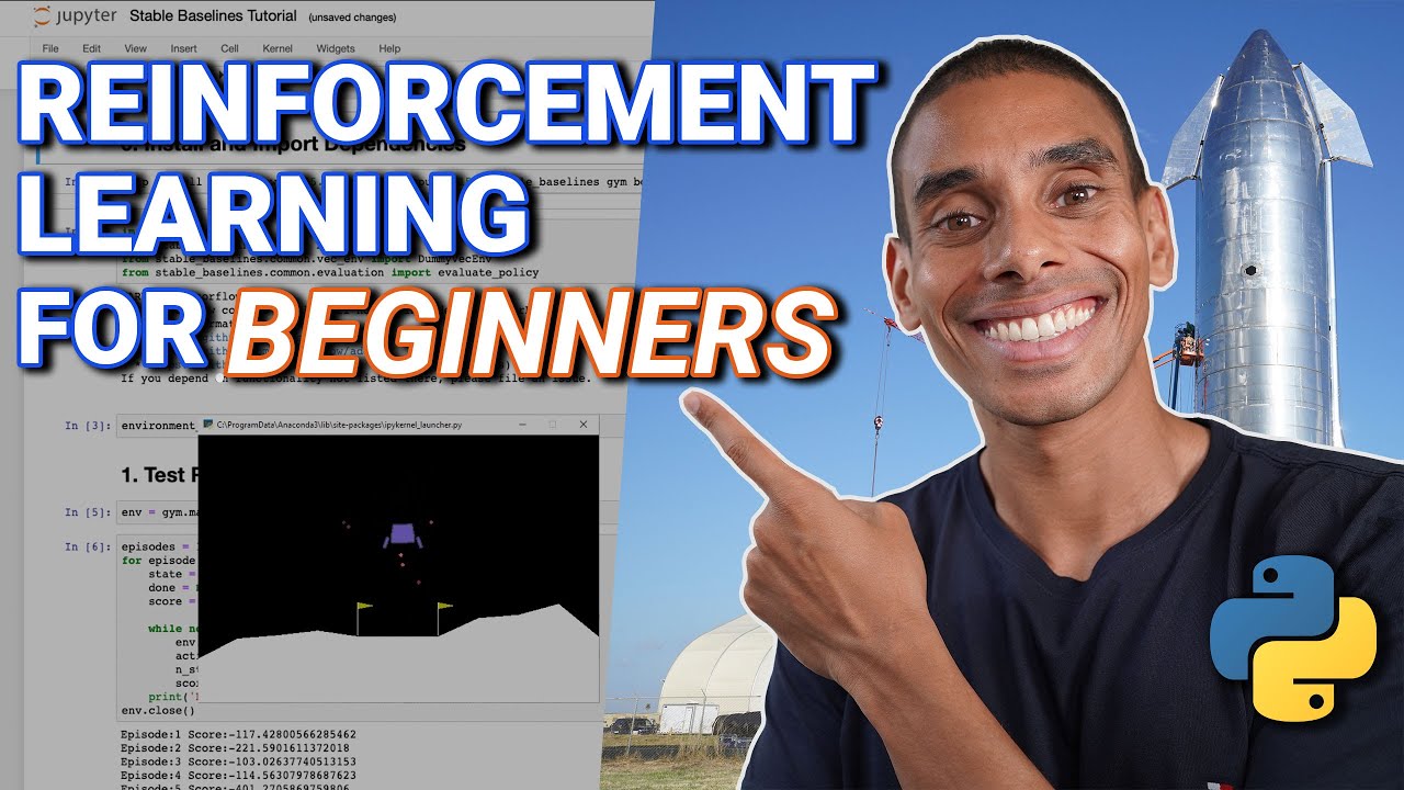 Python Reinforcement Learning Tutorial for Beginners in 25 Minutes