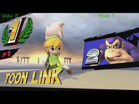 SSB4 Oct 2017: Shiba (Corrin, Toon Link) vs Prado (DK, ROB) - LF