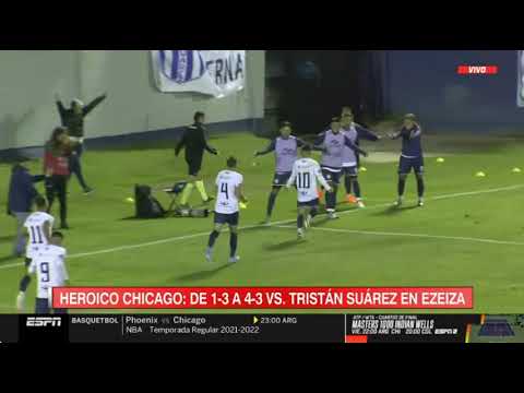 Tristán Suarez 3 // Nueva Chicago 4 (Primera Nacional)