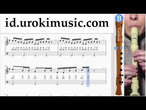 Cara Bermain Suling Recorder (G.) BLACKPINK - ‘뚜두뚜두 (DDU-DU DDU-DU)‘ Tutorial Tab um-ih592