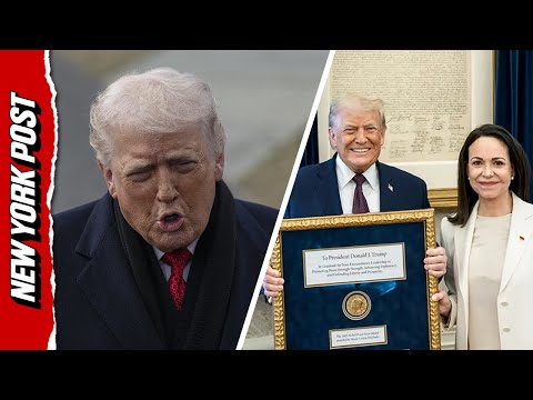 Trump Reveals He Will Keep Machado's 2025 Nobel Peace Prize Medal
