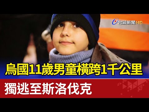 烏國11歲男童橫跨1千公里 獨逃至斯洛伐克