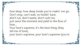 Chanté Moore - Your Love&#39;s Supreme Lyrics