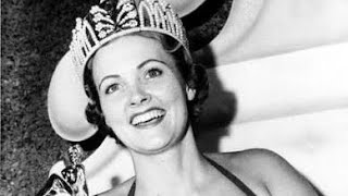 Miriam Stevenson, the first American to win the crown-1954 miss universe