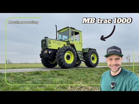 Machine presentation MB trac 1000 | Data + test drive + sound | tractorbook Vlog #40