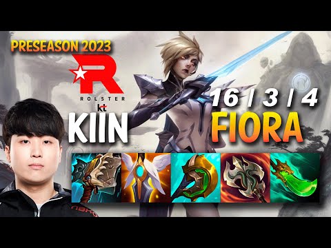 KT Kiin FIORA vs RENEKTON Top - KR Ranked