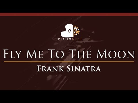 Frank Sinatra - Fly Me To The Moon - HIGHER Key (Piano Karaoke Instrumental)