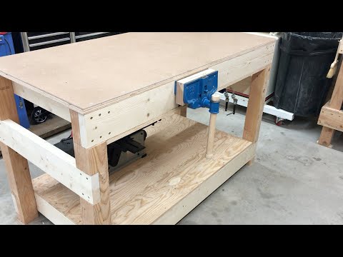 Woodworking Workbench Build!