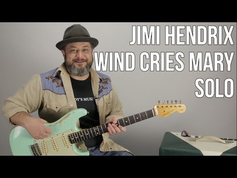 Jimi Hendrix Wind Cries Mary Electric Guitar Solo Lesson
