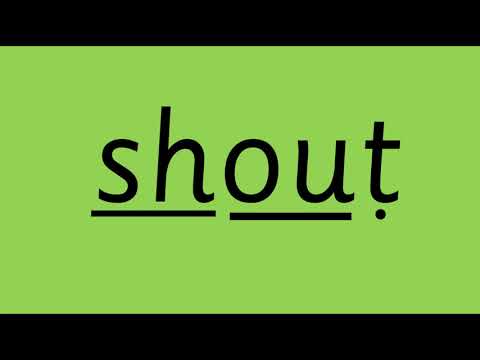 Phonics fun   ou shout it out