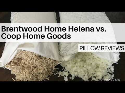 Pillow Reviews: Brentwood Home Helena vs. Coop Home Goods
