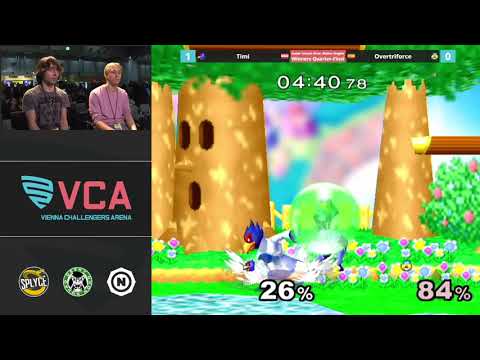 VCA - Timi (Falco) Vs. Overtriforce (Sheik) - Winners Quarters - Melee Singles
