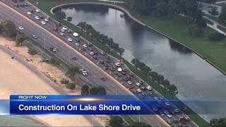 Resurfacing project creates traffic headaches on Lake Shore Drive
