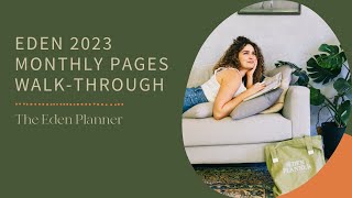 The 2023 Eden Planner | Monthly Pages Walk-Through